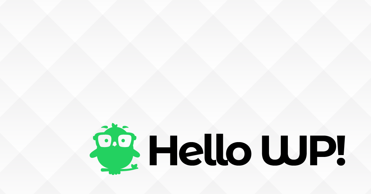 Új oldal indult: HelloWP!