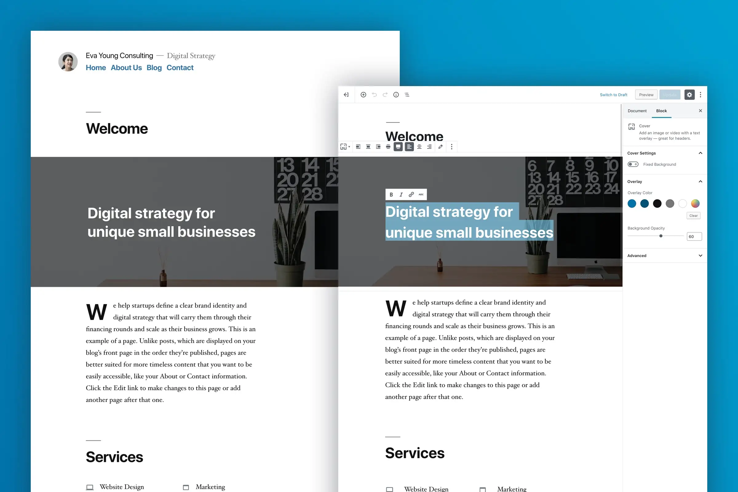 twenty nineteen Üdvözlet! Itt a WordPress 5.0!